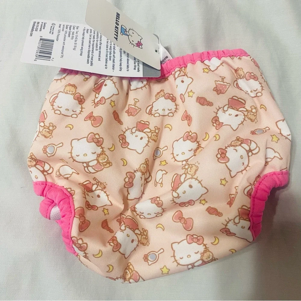 Thirsties Hello Kitty Sleep Tight size 2 swim diaper NWT Taiwan exclusive